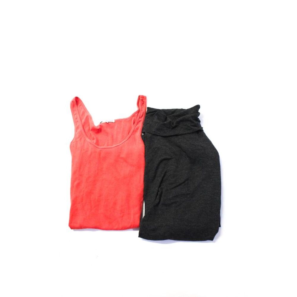 Rendez Vous James Perse Womens Turtleneck Tank Top Size 1 3 Lot 2